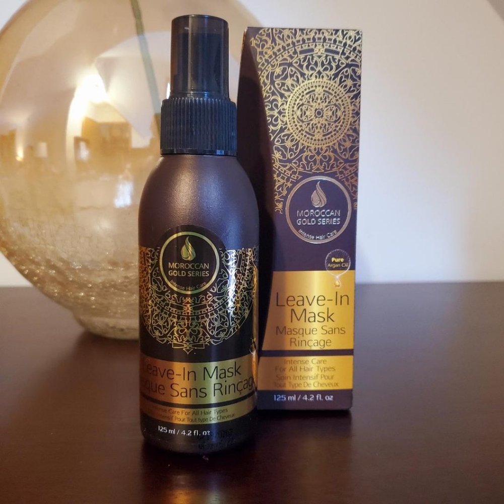 Moroccan Gold Series Leave In Mask Full Size NEW in Box 4.2oz.
